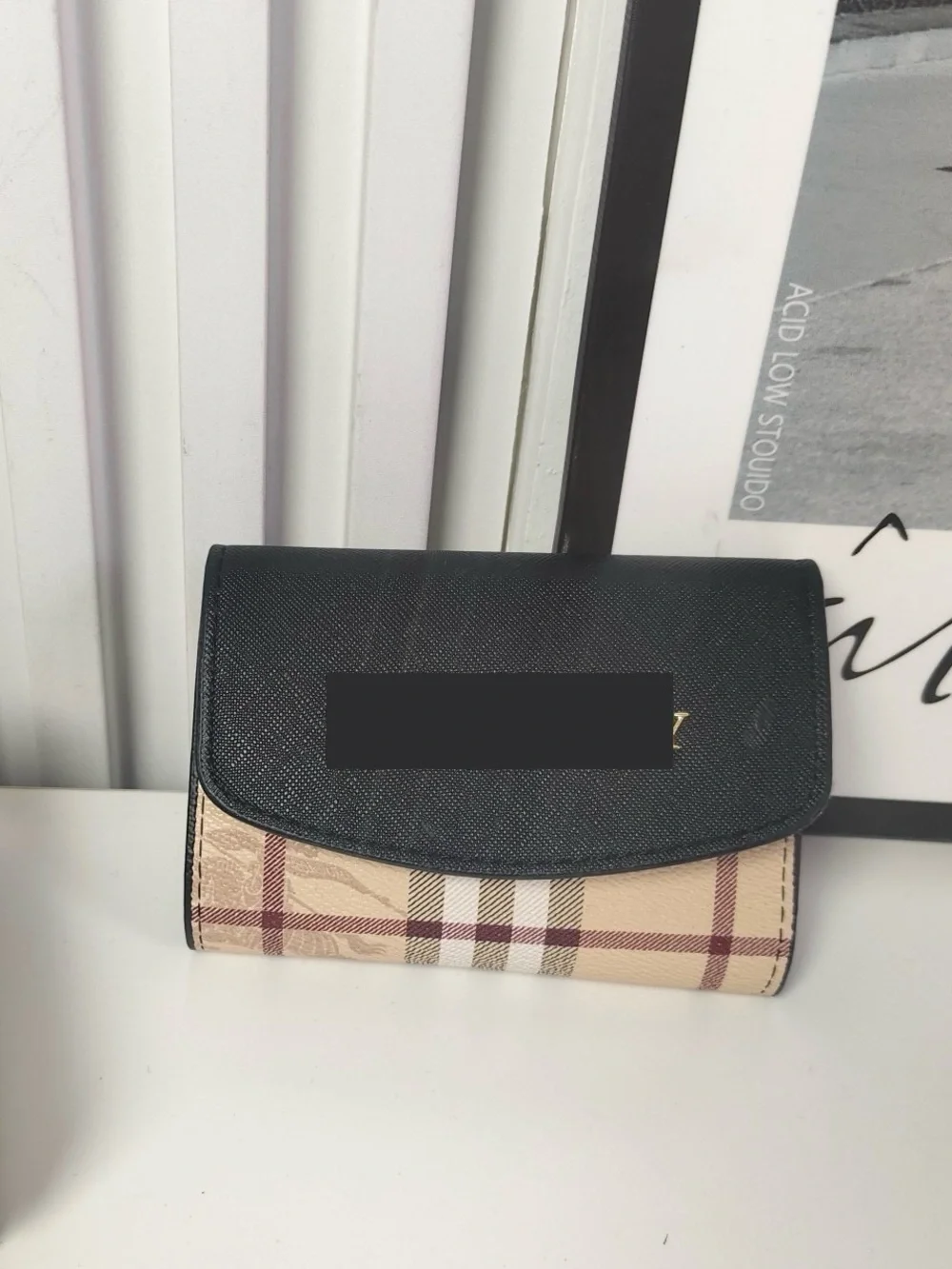 New women’s black fashion wallet
